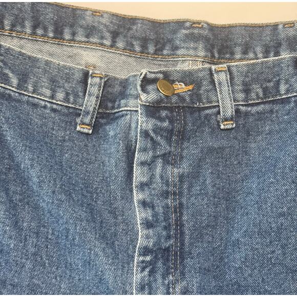 WRANGLER Rugged Wear Relaxed Fit Work Jeans Men's Size 46x32 Style #35001AI - Picture 4 of 9